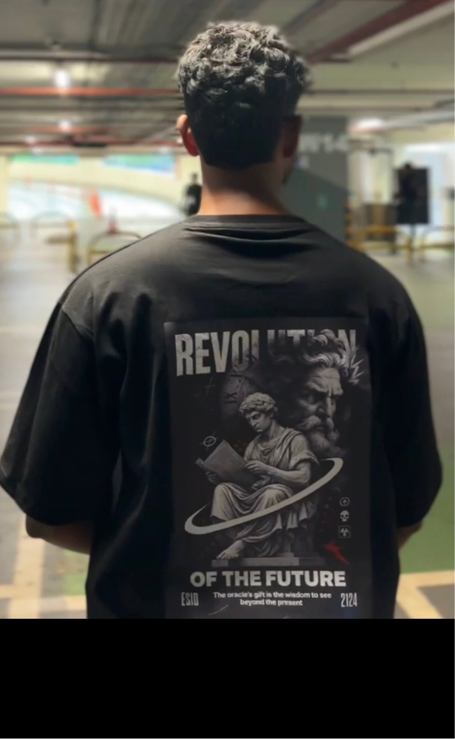 Revolution of the Future – Oversized Graphic T-Shirt