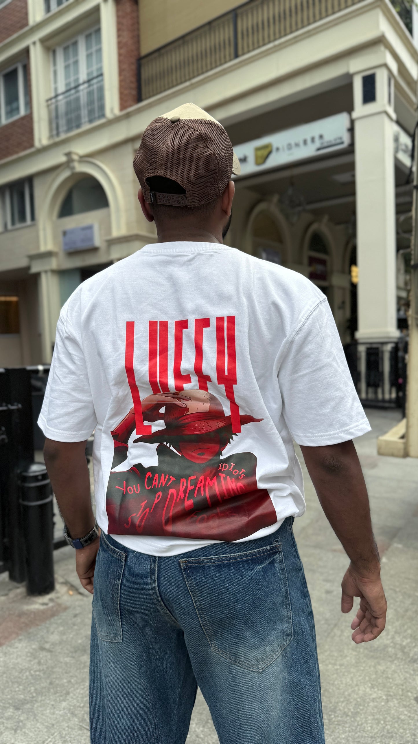 The "Dreamer's Eyes" Graphic Oversized Tee